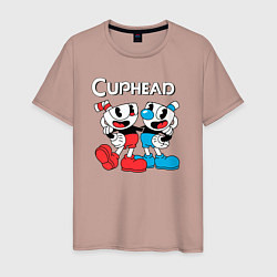 Мужская футболка Cuphead Чашечки
