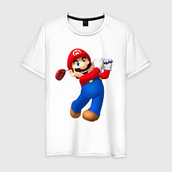 Мужская футболка Марио - крутейший гольфист Super Mario