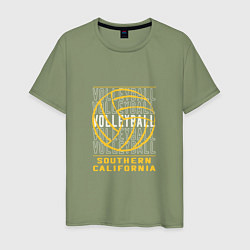 Мужская футболка Волейбол - Калифорния