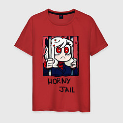 Мужская футболка HELLTAKER HORNY JAIL