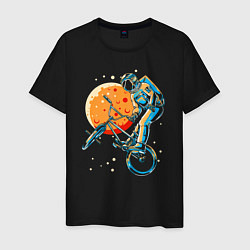 Мужская футболка Космический байкер