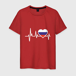 Мужская футболка Пульс России