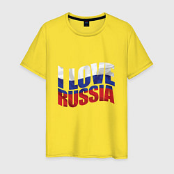 Мужская футболка Love - Russia
