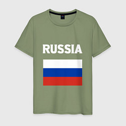 Мужская футболка Russian Flag