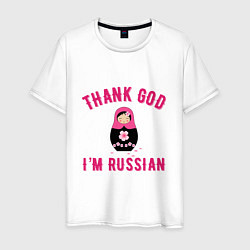 Мужская футболка Спасибо, я русский