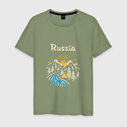 Мужская футболка Russian Nature