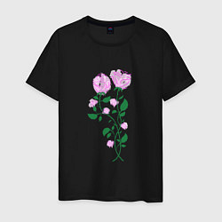 Мужская футболка Влюблённые розы