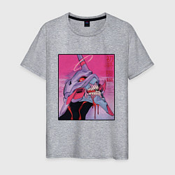 Мужская футболка Ева 02 Neon Evangelion