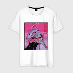 Мужская футболка Ева 02 Neon Evangelion