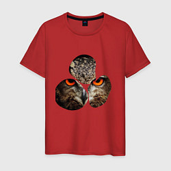 Мужская футболка Owl puzzle