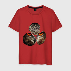 Мужская футболка Owl puzzle