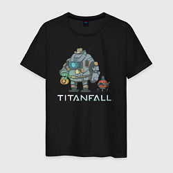 Мужская футболка Титанфол арт Helloween TITANFALL