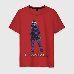Мужская футболка TITANFALL BLUE ART титанфолл