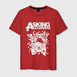 Мужская футболка Asking alexandria монстер