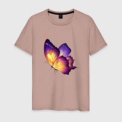 Мужская футболка Красивая бабочка A very beautiful butterfly