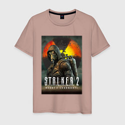 Мужская футболка S T A L K E R 2 Heart of Chornobyl Сталкер 2 Сердц
