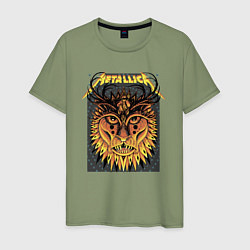 Мужская футболка Metallica Lion