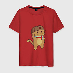 Мужская футболка Russian Cat