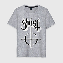 Мужская футболка Ghost logo