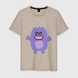 Мужская футболка Purple monster