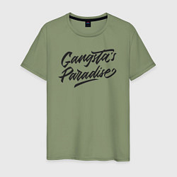 Мужская футболка Gangstas paradise