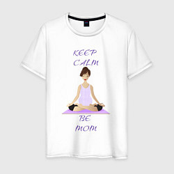 Мужская футболка Будущая мама, keep calm