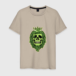 Мужская футболка Green Skull