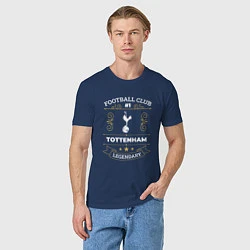 Футболка хлопковая мужская Tottenham - FC 1, цвет: тёмно-синий — фото 2