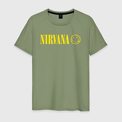 Мужская футболка Nirvana logo