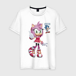 Мужская футболка Sonic Amy Rose Video game