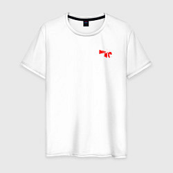 Мужская футболка Noize mc красное лого