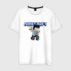 Мужская футболка Minecraft Hero Video game Pose