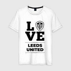 Мужская футболка Leeds United Love Классика