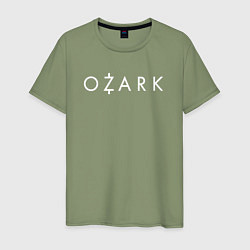 Мужская футболка Ozark white logo