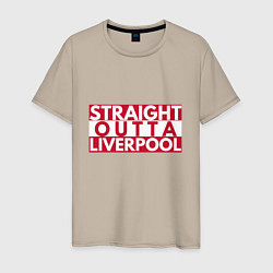 Мужская футболка Straight Outta Liverpool