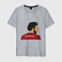 Футболка хлопковая мужская M Salah, цвет: меланж