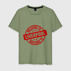 Мужская футболка Welcome To Liverpool