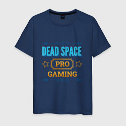 Футболка хлопковая мужская Dead Space PRO Gaming, цвет: тёмно-синий