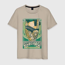 Мужская футболка Poster Scorpions