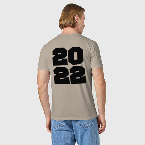 Мужская футболка Выпуск года / Миндальный – фото 4