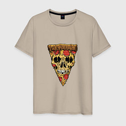 Мужская футболка Pizza - Skull