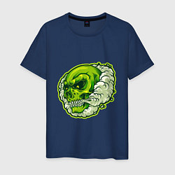 Мужская футболка Зелёный черепок