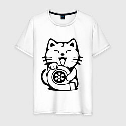 Мужская футболка JDM Cat & Engine Japan