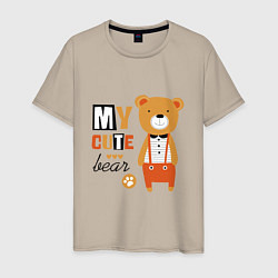 Мужская футболка МОЙ МИЛЫЙ МИШКА MY CUTE BEAR