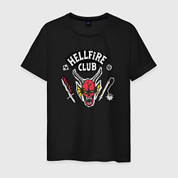 Мужская футболка Hellfire Club Sticker Stranger Things 4