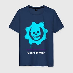 Мужская футболка Gears of War в неоновых цветах