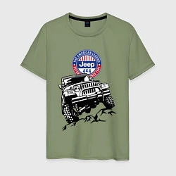 Мужская футболка Jeep The American Legend Джип Американская легенда
