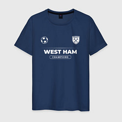 Мужская футболка West Ham Форма Чемпионов