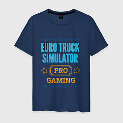 Мужская футболка Игра Euro Truck Simulator PRO Gaming