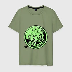 Мужская футболка Gagarin in green